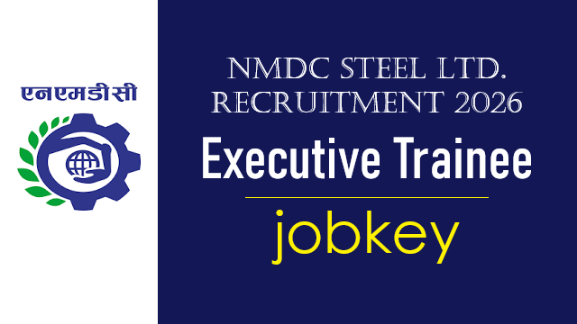 NMDC Executive Trainee Online Form 2026-jobkey